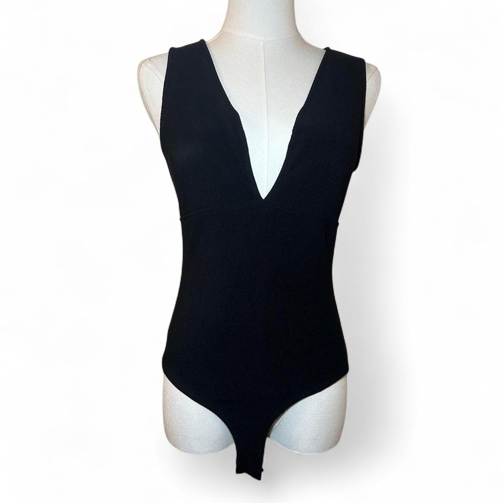 Scoop Neckline Bodysuit Party Nightlife Bodycon